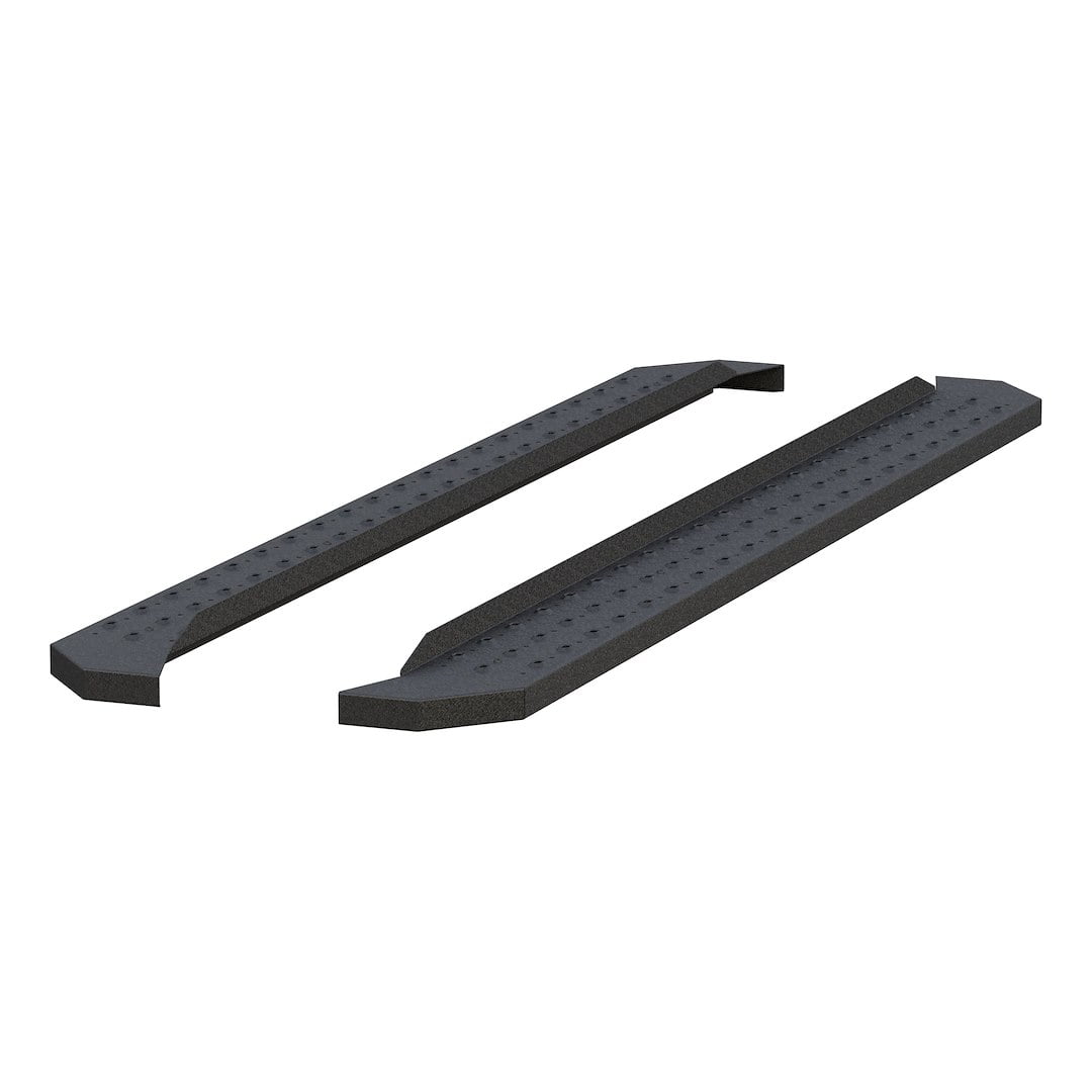 RidgeStep 6-1/2" x 85" Black Steel Running Boards (No Brackets) Fits select: 2019 FORD F150 SUPERCREW, 2015-2017 TOYOTA TACOMA