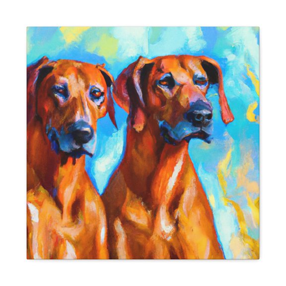 Ridgeback in Fauvism - Canvas