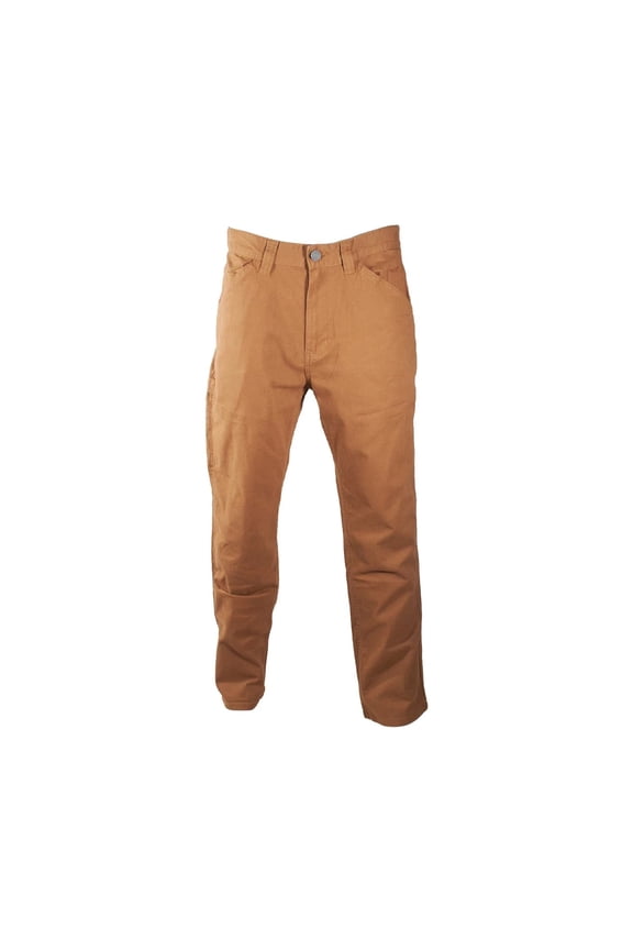 Men's Straight Fit Mid-Rise Canvas Work Pants