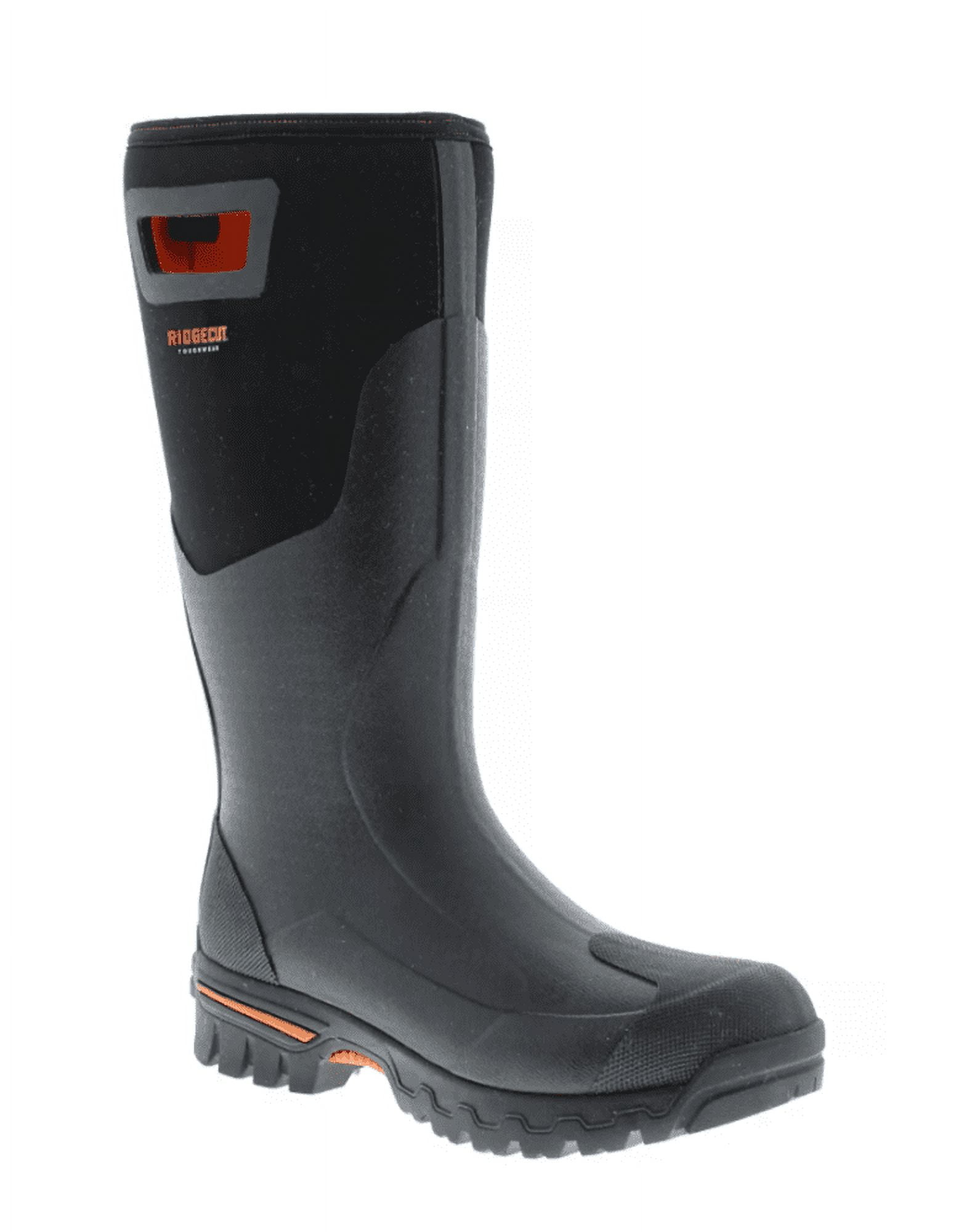 Ridgecut RC211TS Men's Farmsteader Neoprene and Rubber Boots, Black