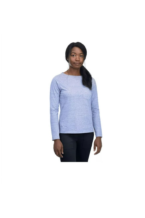 Women's Long Sleeve Marl T-Shirt (S)