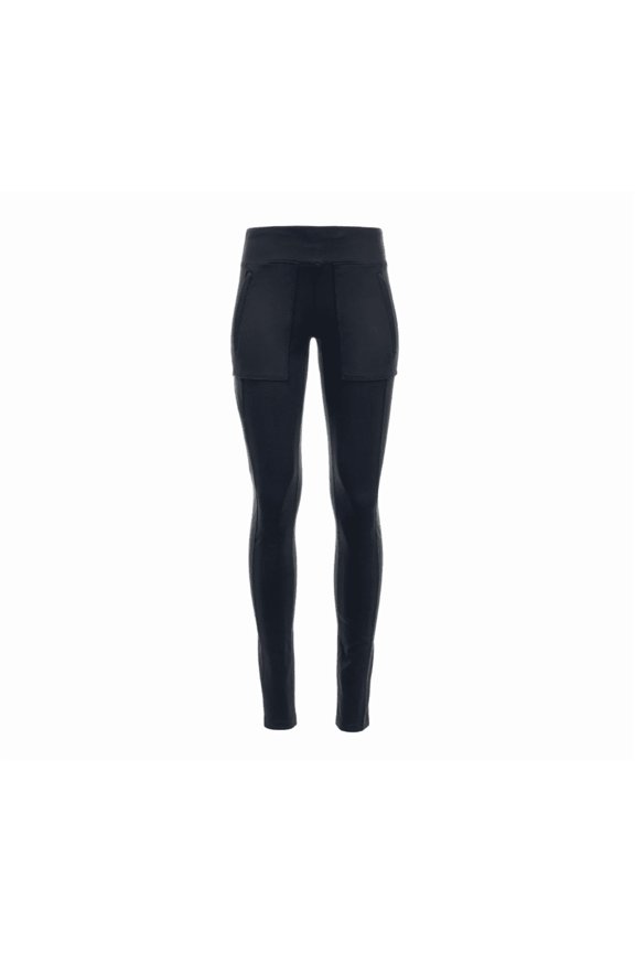 YLB-30451 Women's Stretch Fit Natural-Rise Work Leggings, Black, Large