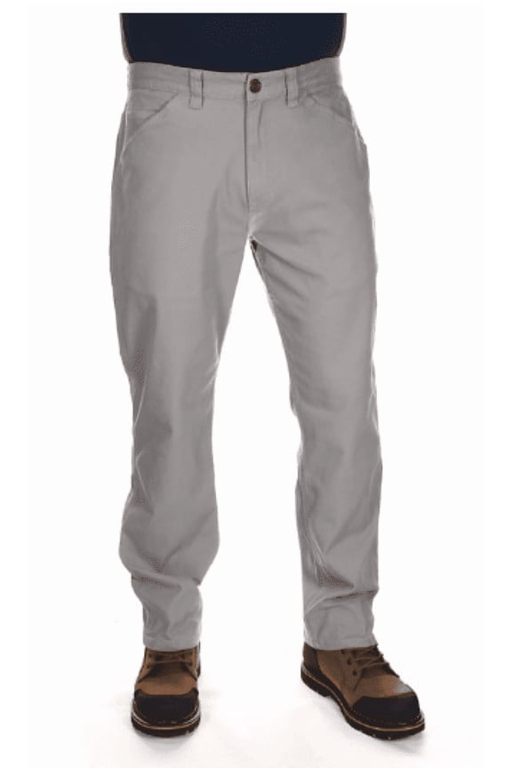 YMB-10271-TN Mid-Rise Straight Men's Canvas Work Pants, Size 32X30