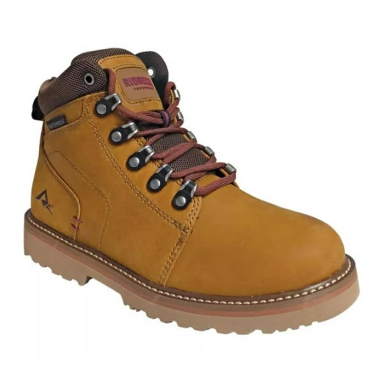 GOOD★JOB Justin Men's Joist Chocolate Brown Composite Toe Waterproof