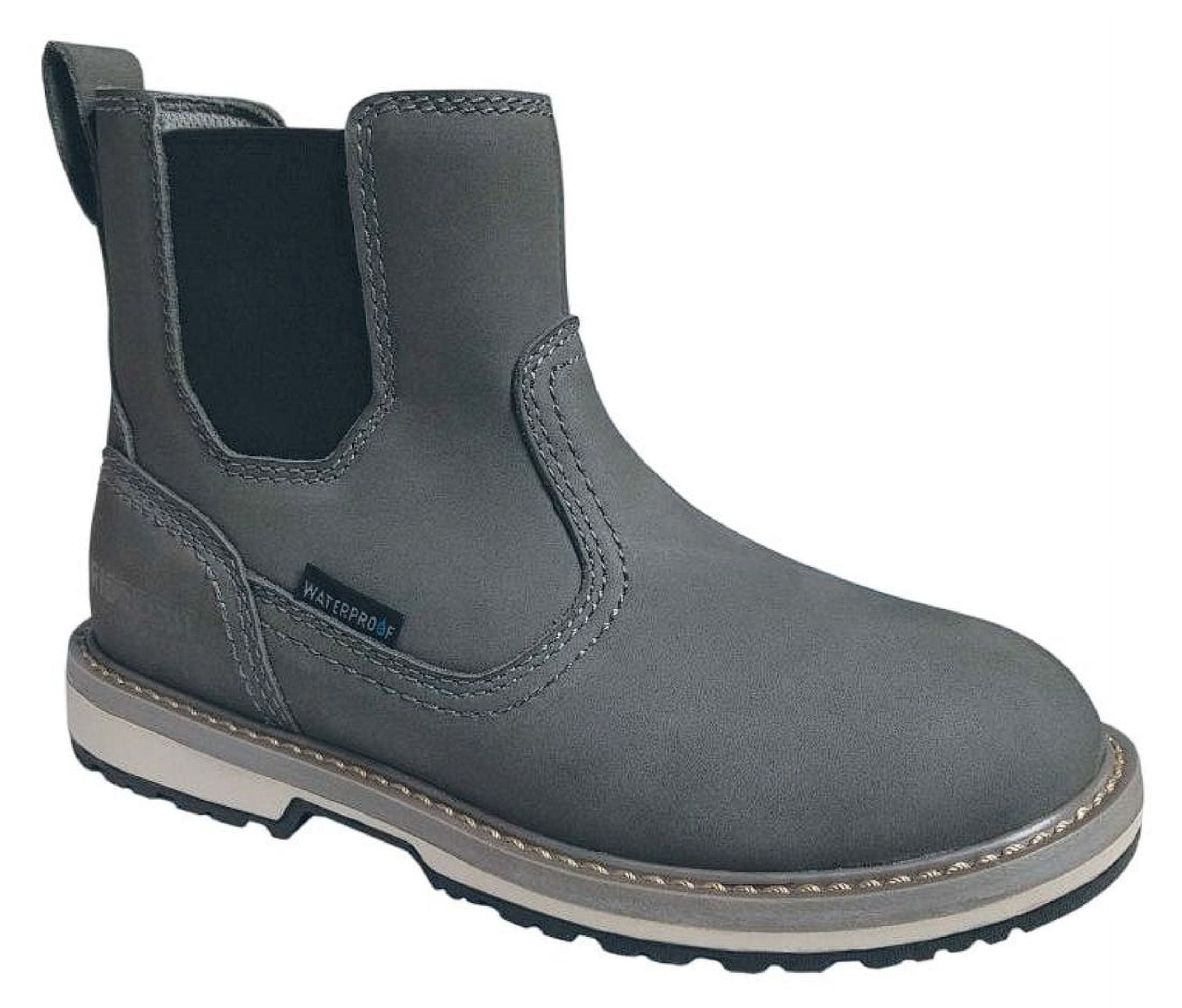 Ridgecut Toughwear Chelsea Boots Mens 7 Waterproof Leather Gray Ankle Excellent Men main image 2