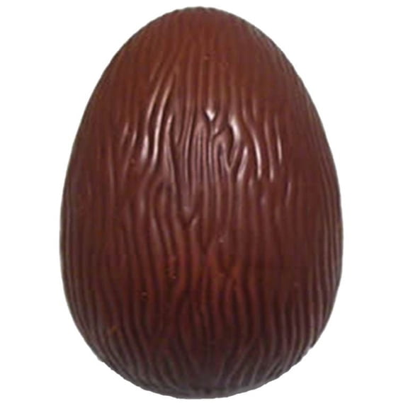 Ridged Chocolate Easter Egg Over Sized Statue