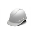 thumbnail image 1 of Ridgeline Cap Style Hard Hat, 4 Point Ratchet Suspension, Matte White Graphite Pattern, 1 of 4
