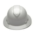 thumbnail image 1 of Ridgeline White Graphite Pattern Full Brim Hard Hat, Four Point Adjustable Ratchet Suspension, 1 of 8