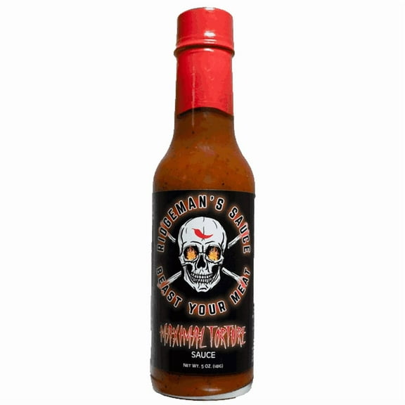 Ridgeman's Sauce Maximal Torture Hot Sauce-Carolina Reaper/Beast Pepper