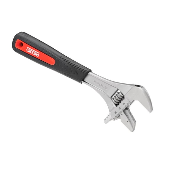 Ridgid 10 Inch Wide Capacity Reversible Adjustable Wrench