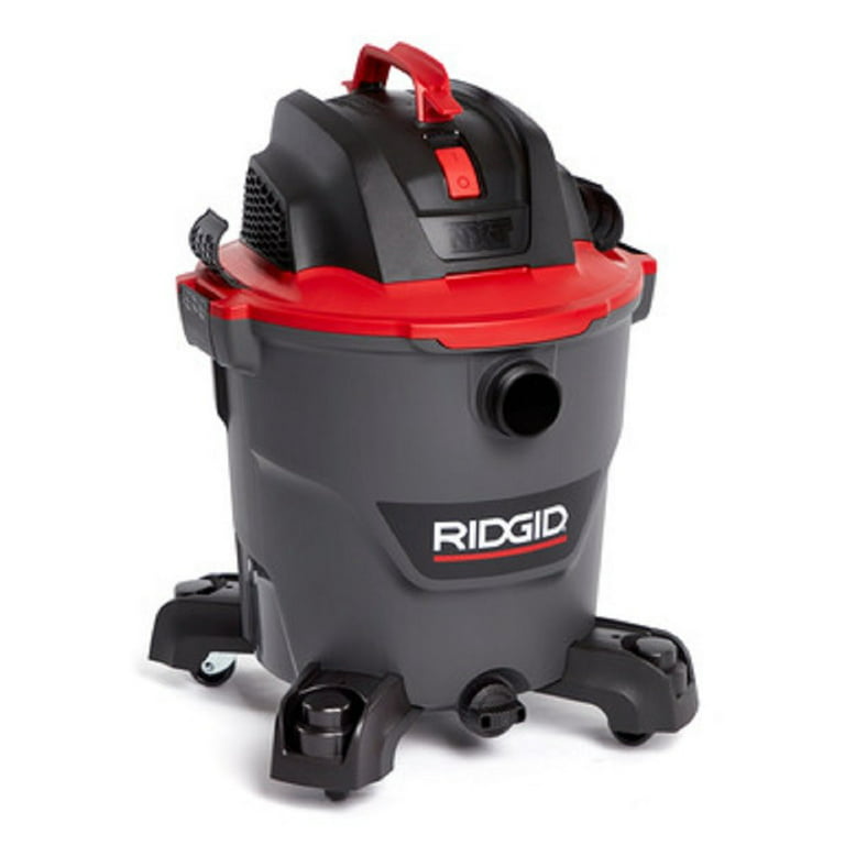 RIDGID Wet Dry Vacuums VAC1200 Heavy Duty Wet Dry Vacuum Cleaner and Blower  Vac, 12-Gallon, 5.0 Peak Horsepower Detachable Leaf Blower Vacuum Cleaner