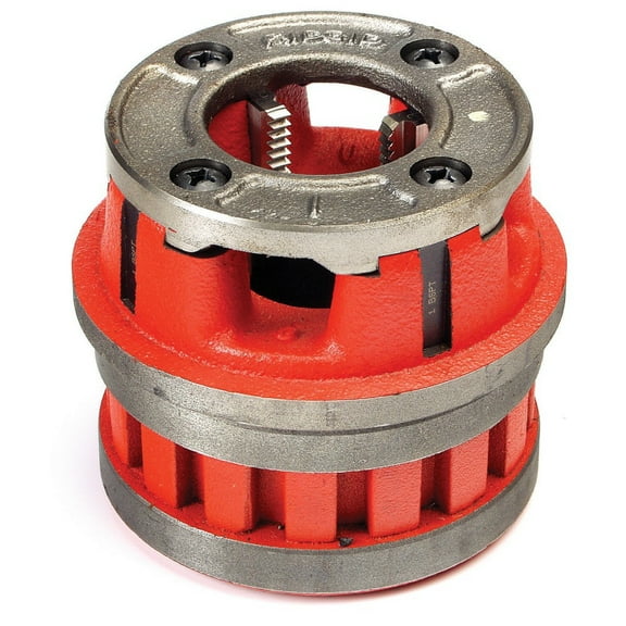 Manual Threading/Pipe and Bolt Die Head Complete w/Dies, 1 in-11-1/2 NPT, 12-R, HS, Alloy RH