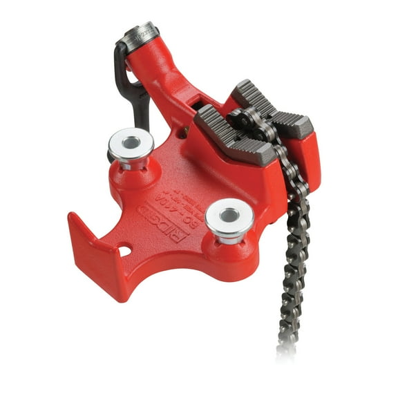 Ridgid Top Screw Bench Chain Vises, 1/8 in - 4 in Pipe Cap