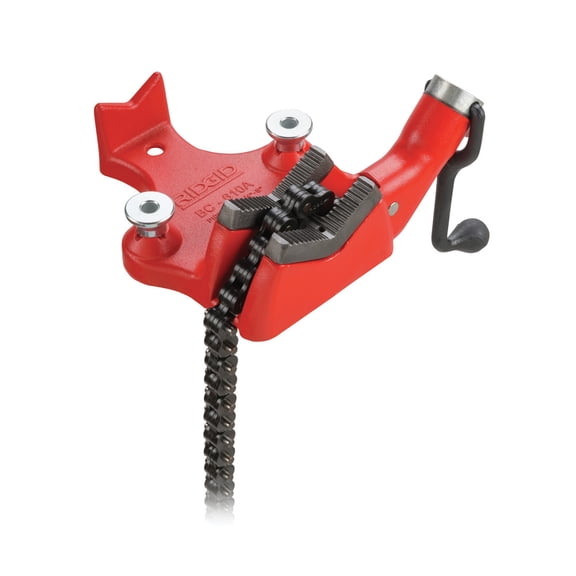 RIDGID BC610 Top Screw Bench Chain Vise 1/4"-6" Pipe Capacity