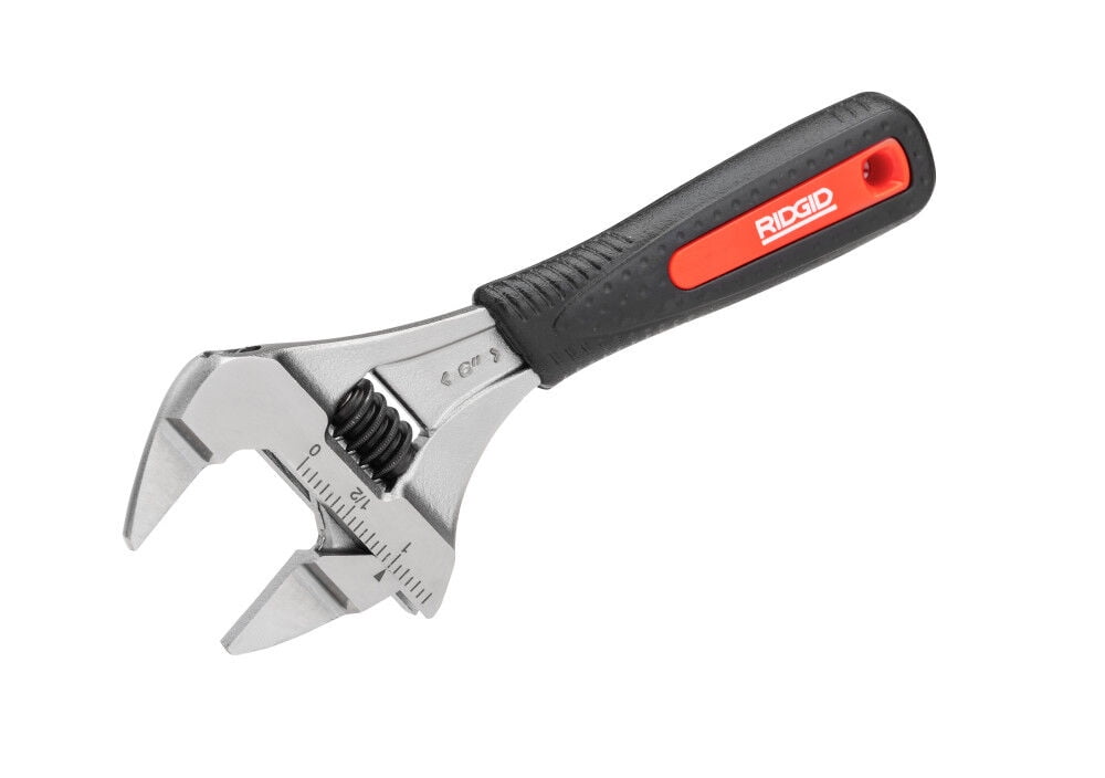 Ridgid 6 Inch Super Wide Capacity Slim Jaw Adjustable Wrench