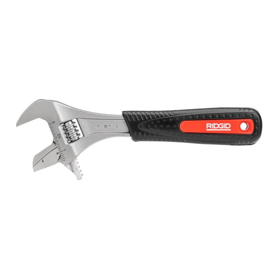 Ridgid 8 Inch Wide Capacity Reversible Adjustable Wrench