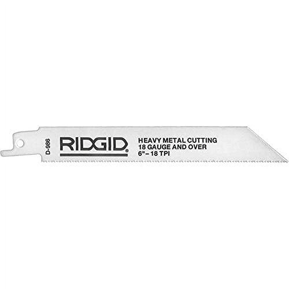 Ridgid 80510 D986 18Tx6 Blade 5 Pack - Walmart.com