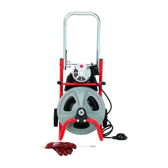 Drain Cleaning Machine, Corded, 165 RPM 52363