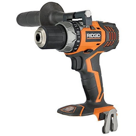 Ridgid Fuego R86008 18V Lithium Ion 1650 RPM Cordless Compact 2 Speed Drill / Driver with LED Grip Light and Keyless Chuck (Battery Not Included, Power Tool Only)