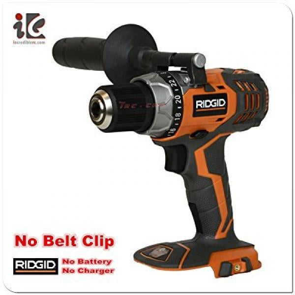 Ridgid Fuego R86008 18V Lithium Ion 1650 RPM Cordless Compact 2 Speed Drill / Driver with LED Grip Light and Keyless Chuck (Battery Not Included, Power Tool Only)