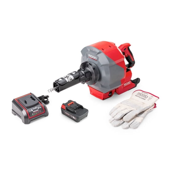Ridgid K-46 Cordless Sinksnake With 18V 2.5Ah Battery And Charger