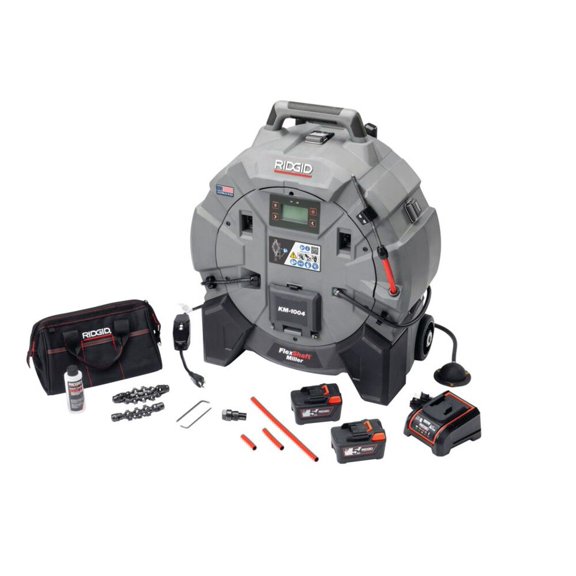 Ridgid Km-1004 Flexshaft Milling Machine Domestic 1-1/4 Inch - 4 Inch Kit