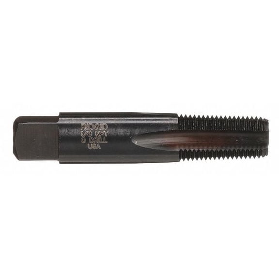 Pipe Tap, 1/8"-27, Taper, 4 Flutes, NPT 35815