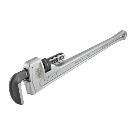 RIDGID #836 36" 5" Capacity Aluminum Straight Pipe Wrench, 31110