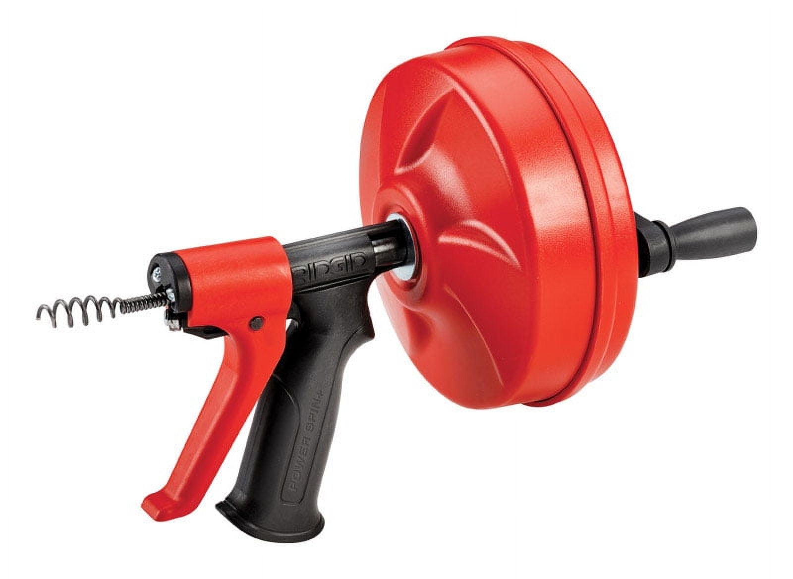 Ridgid Power-Spin+ 25 Ft. L Pistol Grip Drum Auger Drain Cleaning Machines