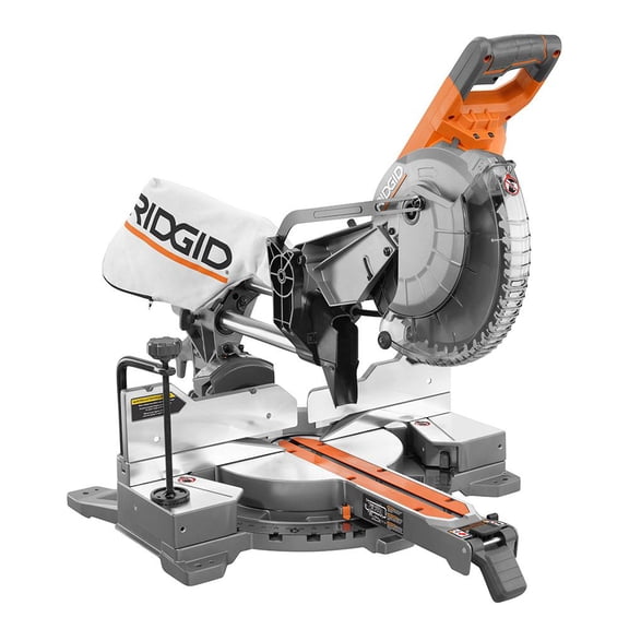 Ridgid R4210 15 Amp 10 Inch Corded Dual Bevel Sliding Miter Saw with 70 Miter Capacity