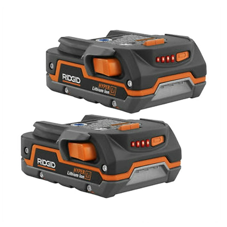 Ridgid R86034 Driver 2 Pack Replacement 18V Li on Battery 130183040 2PK