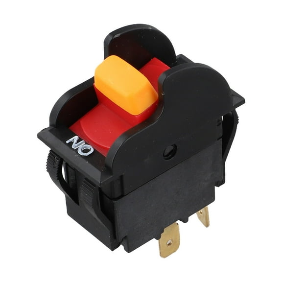 For Ridgid Tile Saw Switch 760271017 Replacement for Models R4030 and R4030S, for DW840 Grinder, Replaces 760271016 and 525468002, Metal and Plastic Construction, 1 Piece Black Variant