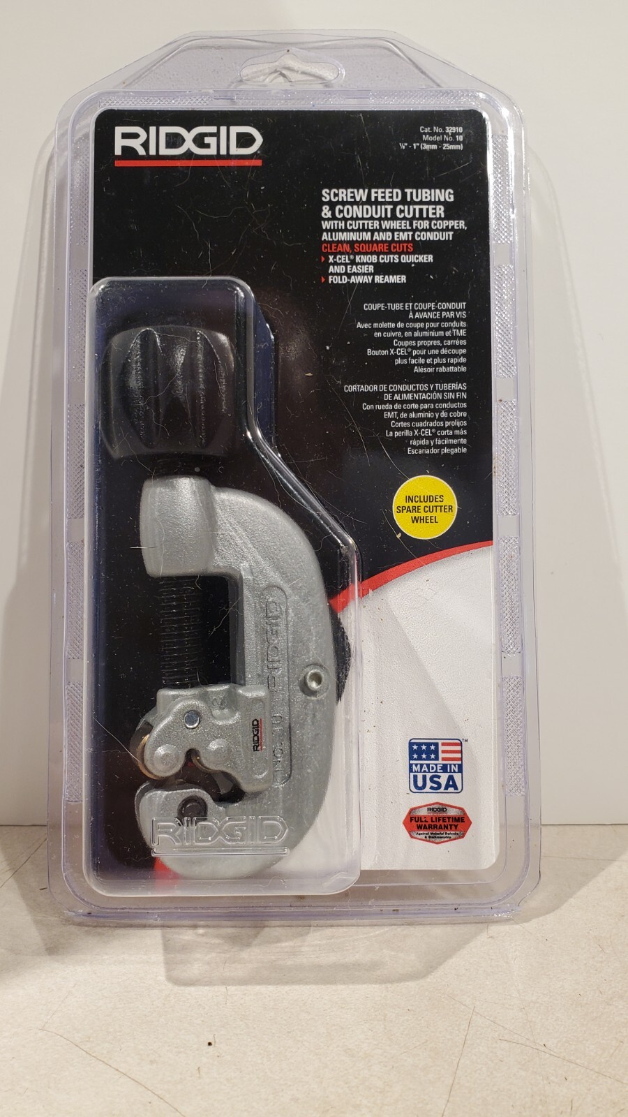 Ridgid Tubing & Conduit Cutter Cat#32910 Model 10 - Walmart.com