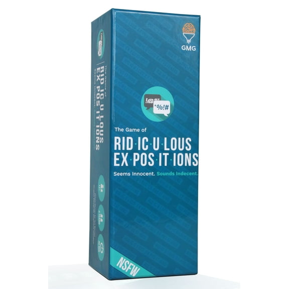 Ridiculous Expositions Adult Party Card Game for Ages 17+, from Asmodee