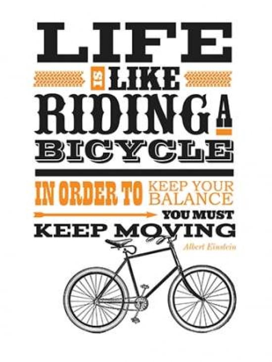 Riding A Bicycle Canvas Art - Asintended (18 x 24)