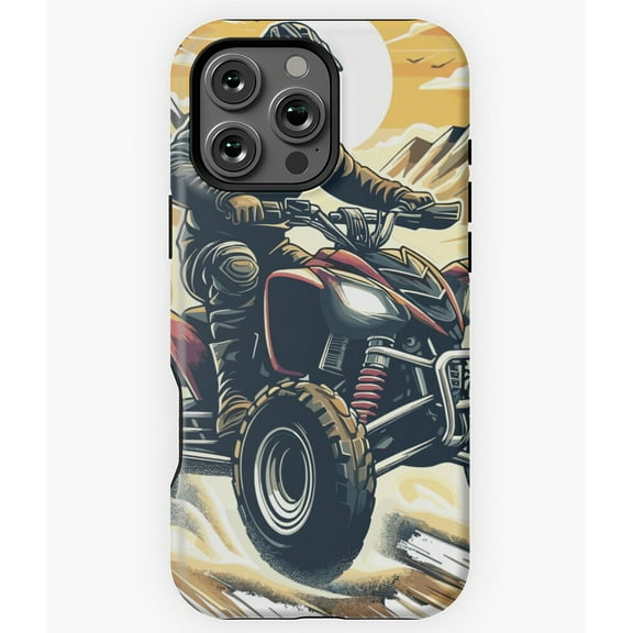 Riding ATV Mountain Bike Racing Phone Case for iPhone 16 15 14 13 12 11 Pro Max