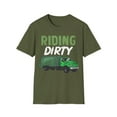 thumbnail image 1 of Riding Dirty Recycling Trash Garbage Truck Family Graphic Unisex T-Shirt, 1 of 4