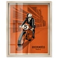thumbnail image 1 of Riding Elegance Shadowbox Print Retro Fashion Decor by Art Remedy, Blonde Frame, 24 x 30, 1 of 6