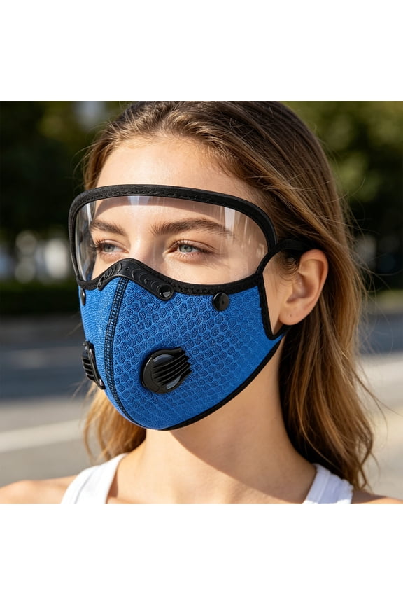 Riding Face Mask With Activated Carbon Filter For Outdoor Sports