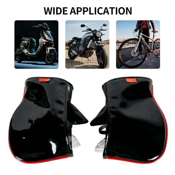 Riding Handlebar Mittens, Winter Motorcycle Handlebar Mittens Windproof Waterproof  Handlebar Warmer Gloves For Men Women