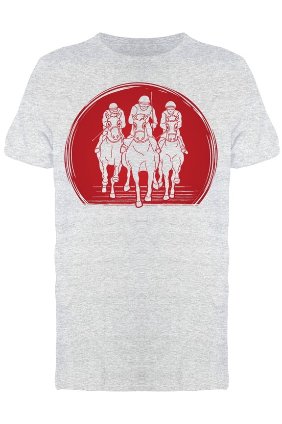 Riding Horse Equestrian T-Shirt Men -Image by Shutterstock, Male XX-Large