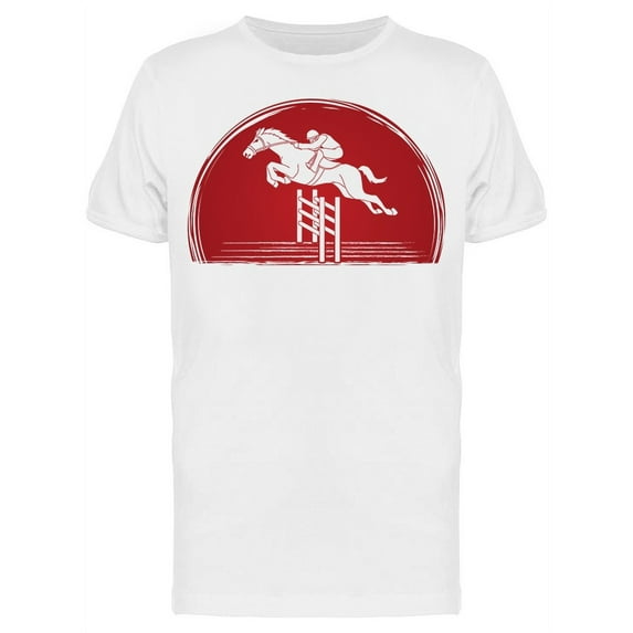 Riding Horse Race T-Shirt Men -Image by Shutterstock, Male 3X-Large