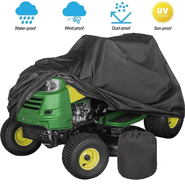 Riding Lawn Mower Cover, Upgrade Windproof Design Lawn Tractor Covers