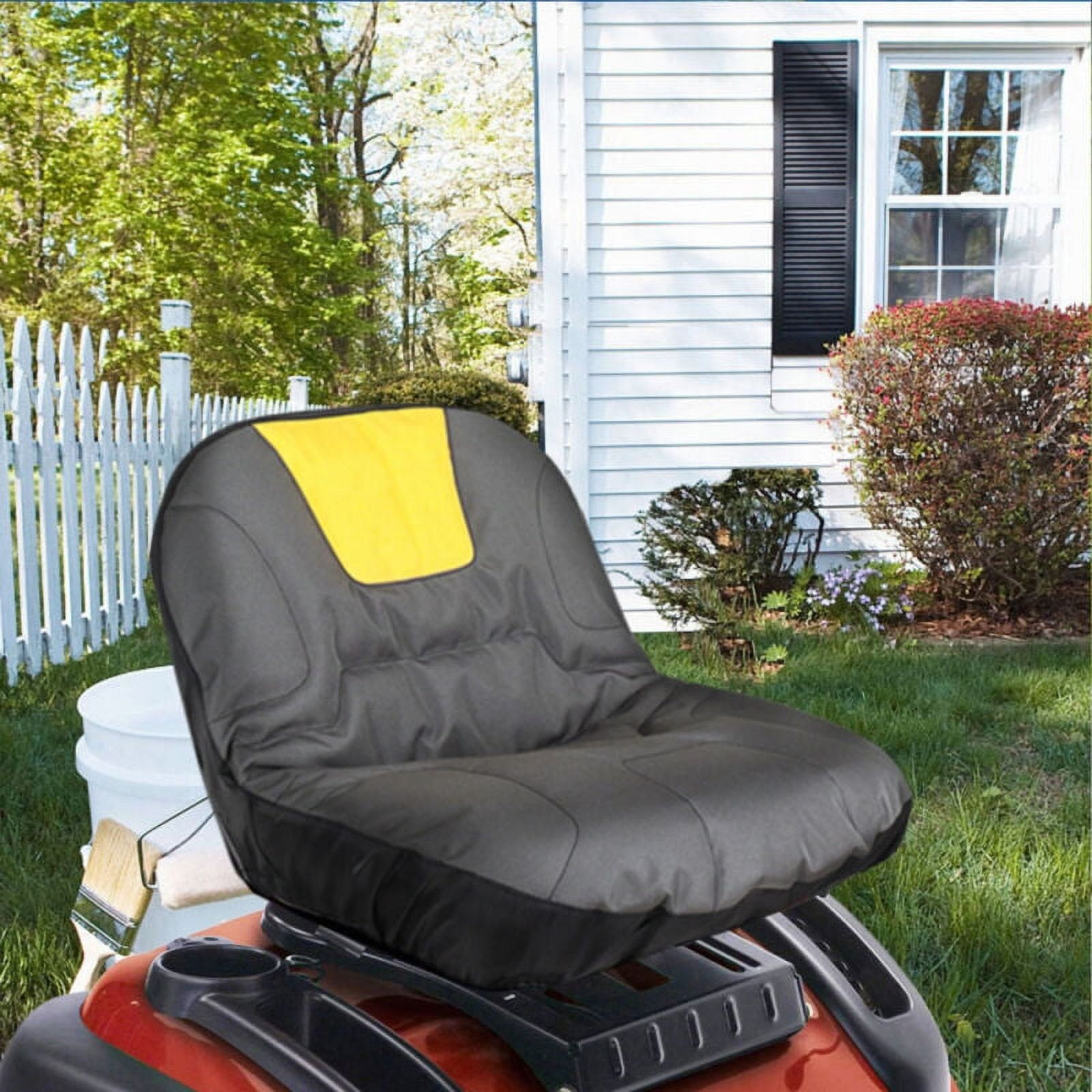 Riding Lawn Mower Seat Cover, Heavy Duty Polyester Oxford Tractor Seat