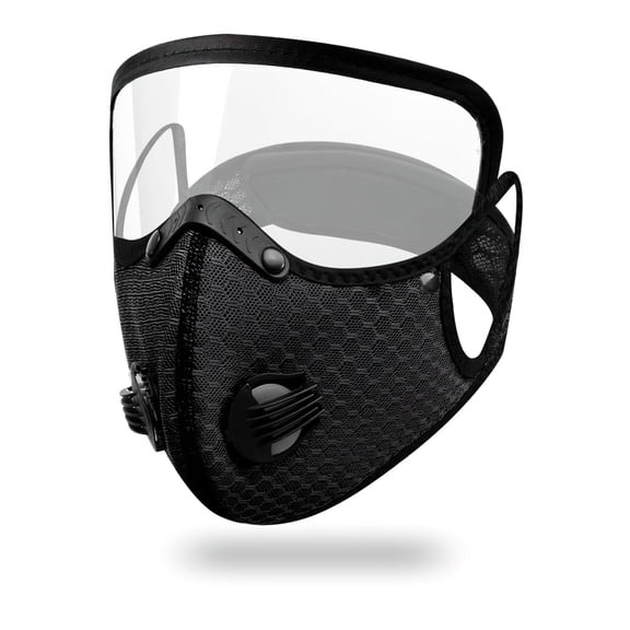 Riding Mask with Detachable Goggles, Windproof Dustproof Sports Face Guard for Cycling