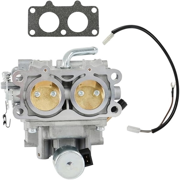 Riding Mower Carburetor with Backfire Solenoid compatible with Briggs & Stratton 844714 843475 842073 808266, Replacement Carburetor for Lawn Tractors