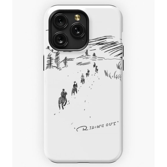 Riding Out Lineless RDR2 Art M2416 Phone Case for iPhone 17 16 15 14 13 12 11 Pro Max