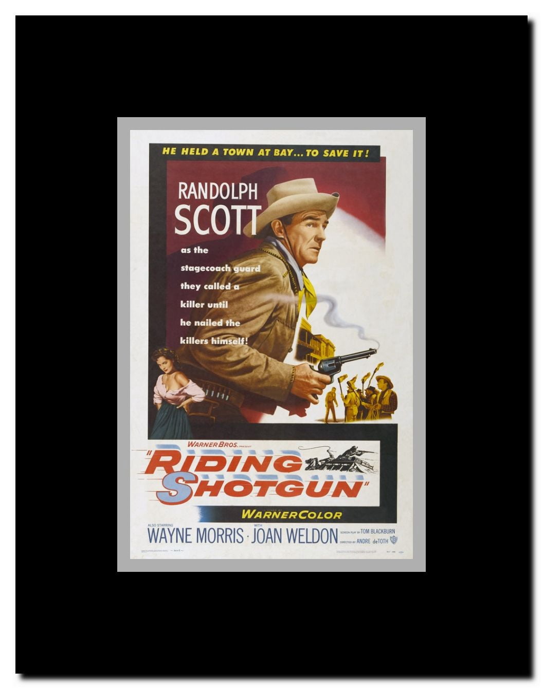 Riding Shotgun Framed Movie Poster