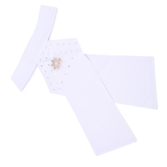 Riding Stock Tie, Soft Conveneint Equestrian Pre Tie With Brooch For Necktie Collar Equipment For Equestrian Competition For Adult For Equestrian