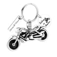 thumbnail image 1 of Riding in Heaven - Motorcycle Cremation Jewelry for Ashes Urn Keychian Lockets for Human Ashes Holder Keyring Pendent for Ashes for Men, 1 of 2